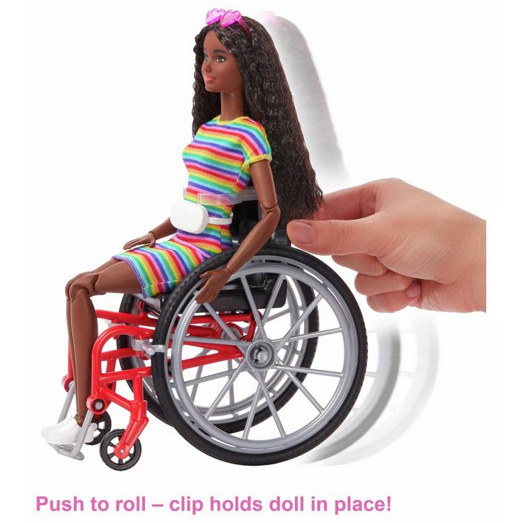 Barbie Fashionista doll with wheelchair 29cm - British product