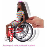 Barbie Fashionista doll with wheelchair 29cm - British product