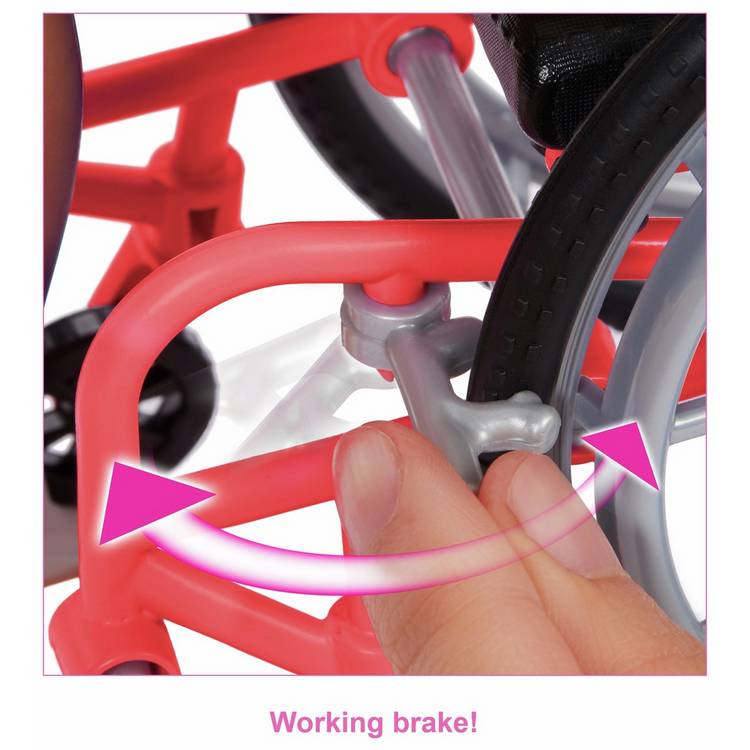 Barbie Fashionista doll with wheelchair 29cm - British product