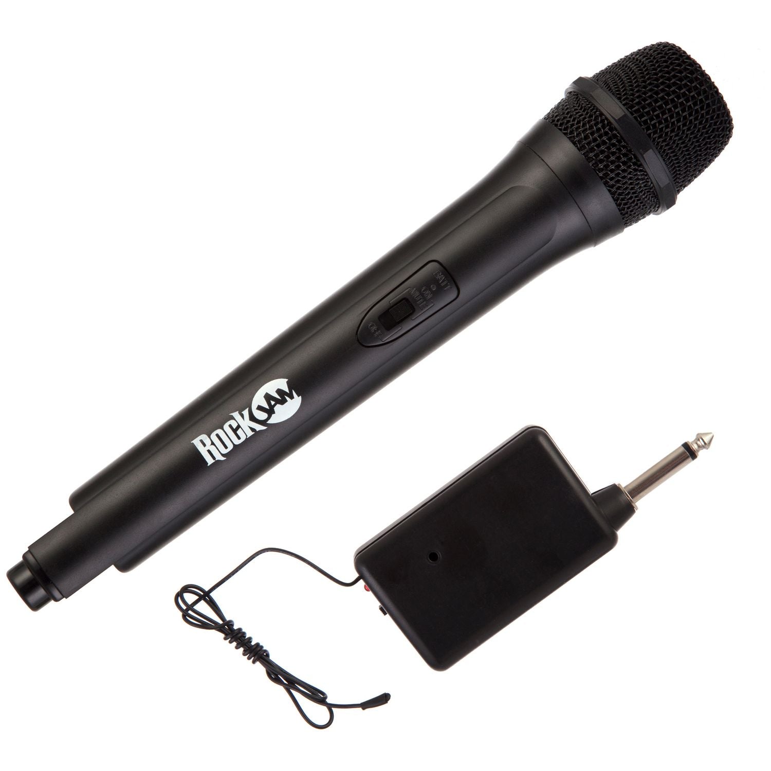 RockJam RJWM33-BK wireless microphone black, UK version