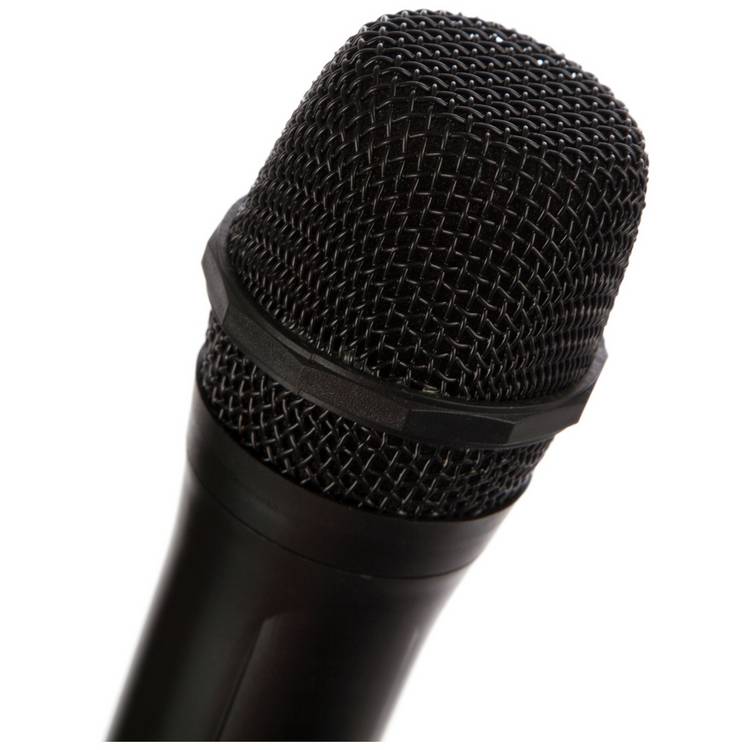 RockJam RJWM33-BK wireless microphone black, UK version