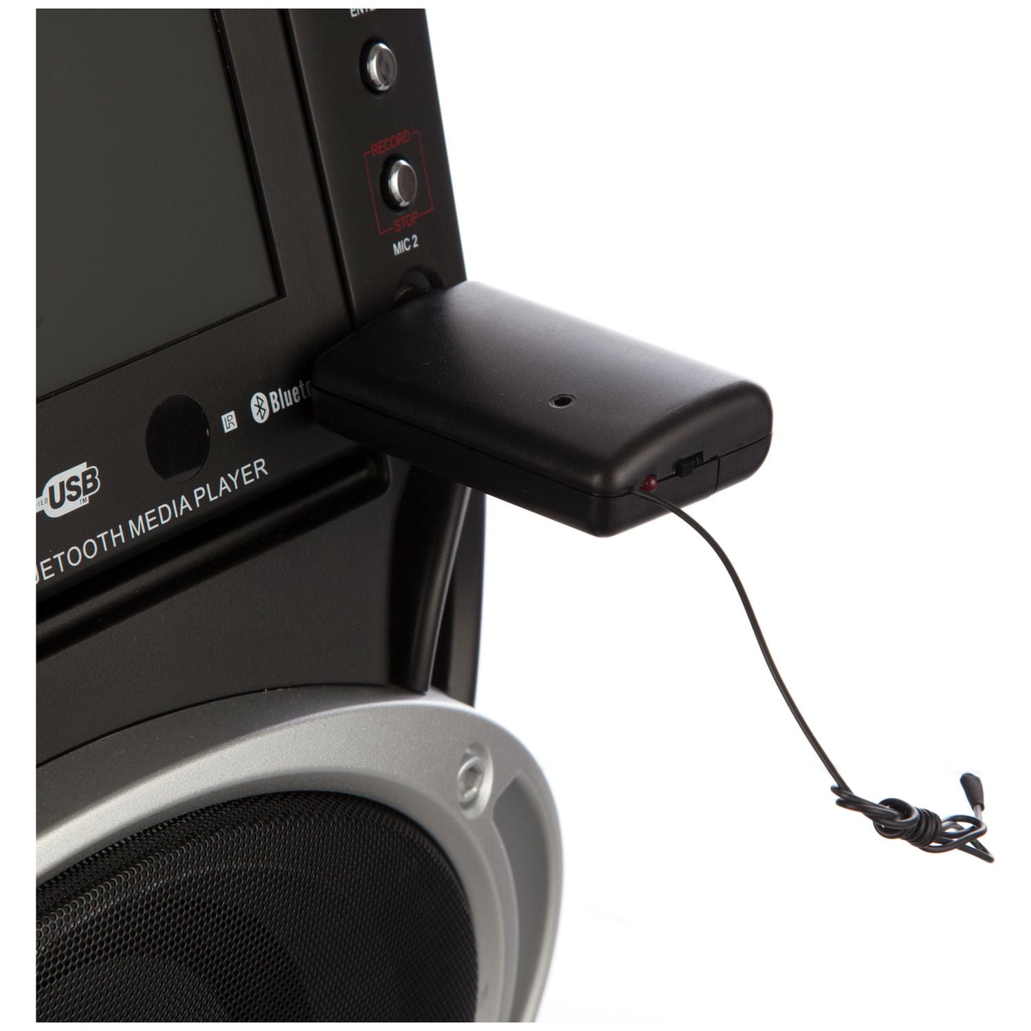 RockJam RJWM33-BK wireless microphone black, UK version