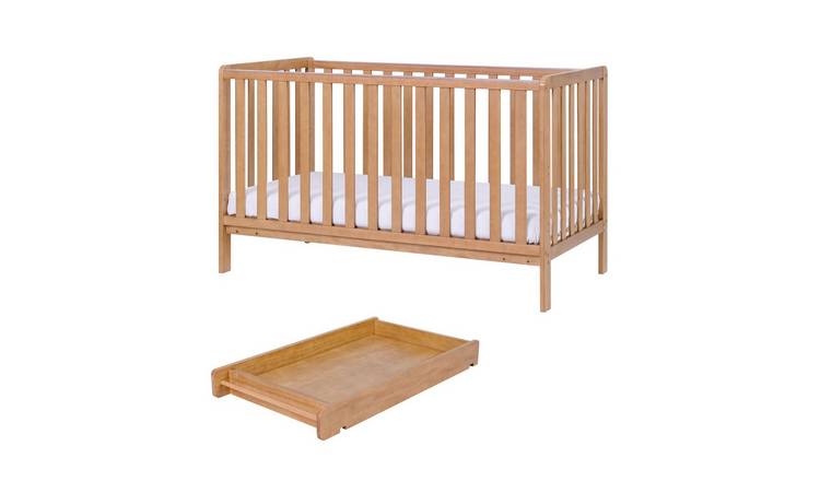 Tutti Bambini Malmo Cot Bed - Oak