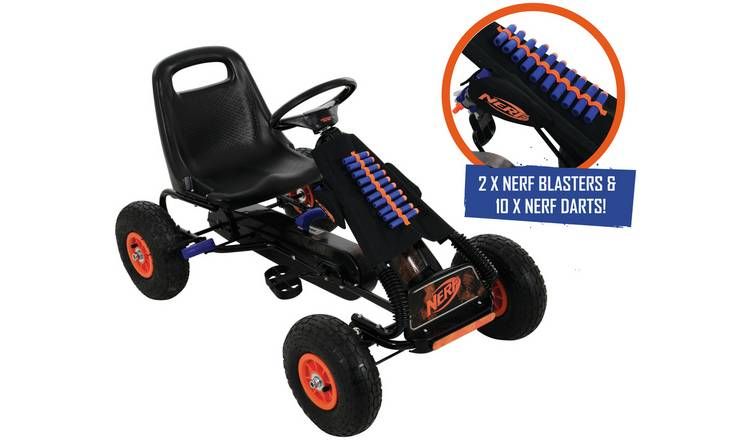 Nerf Blaster Go Kart with Blaster and Dart