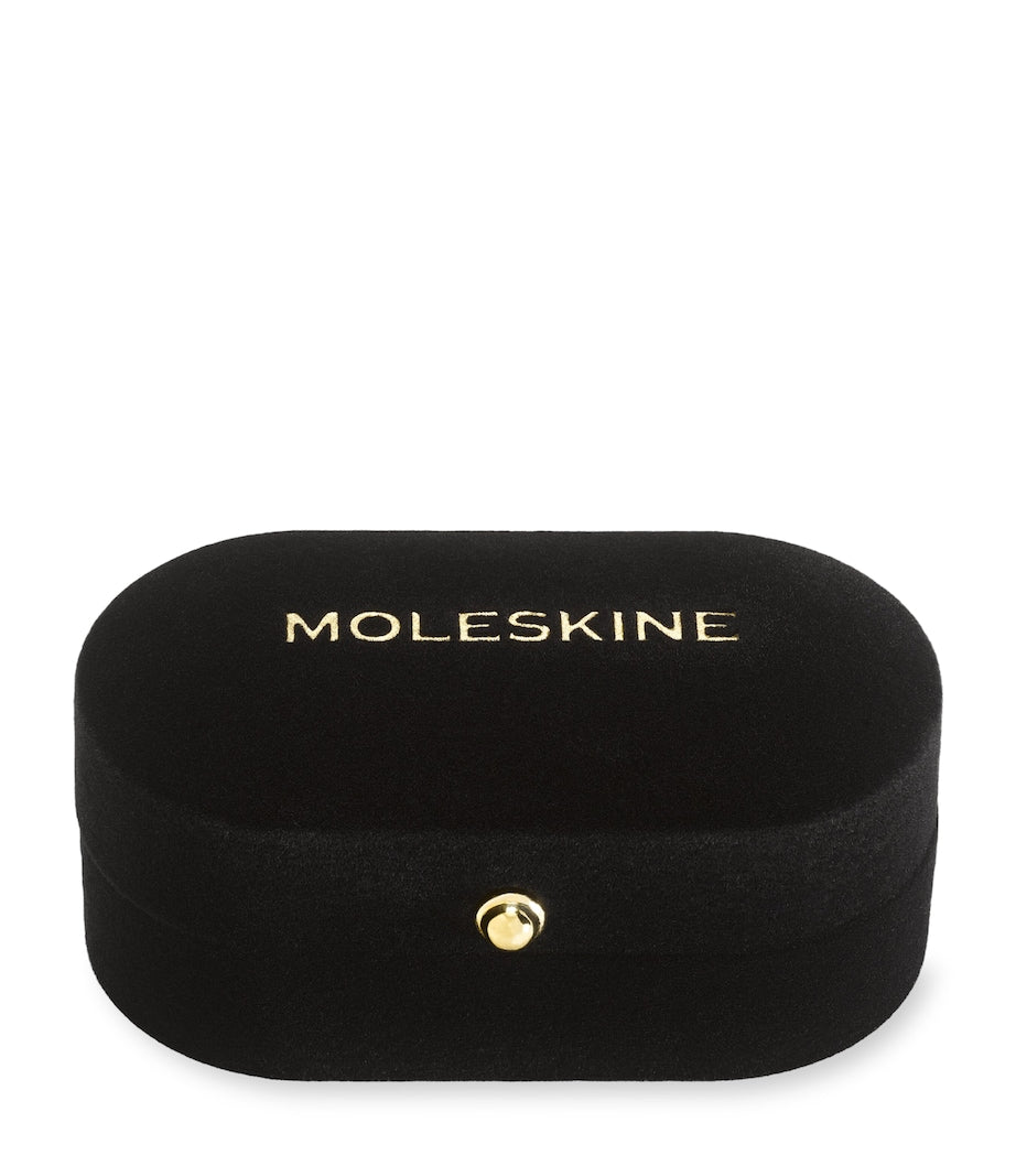 Moleskine gold-plated A notebook charm, imported from the UK