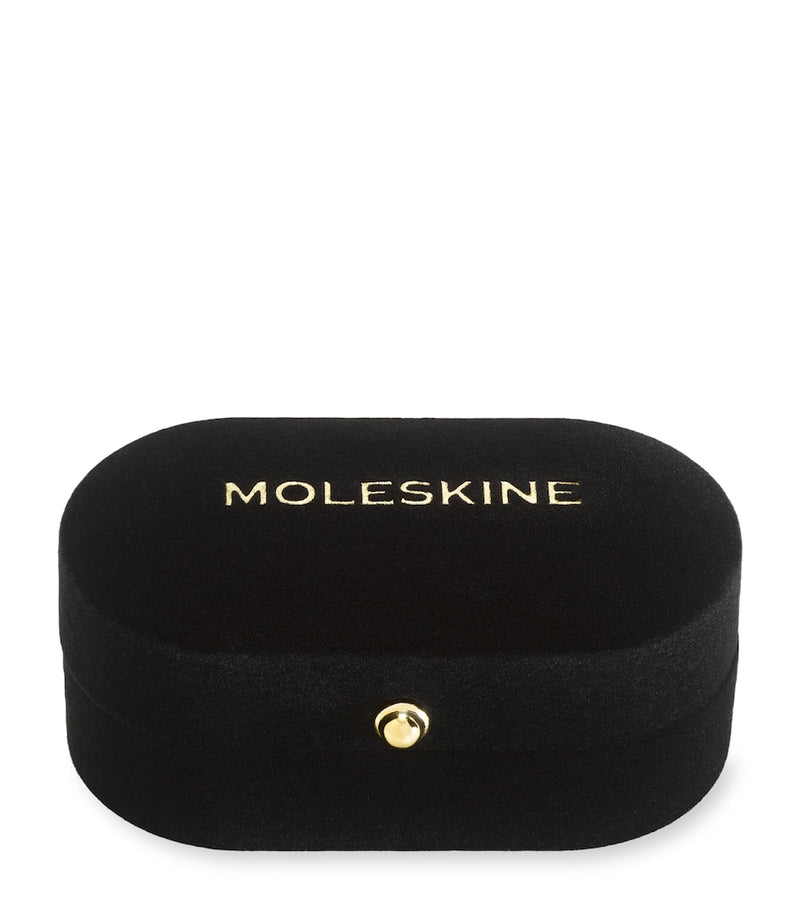 Moleskine gold-plated A notebook charm, imported from the UK
