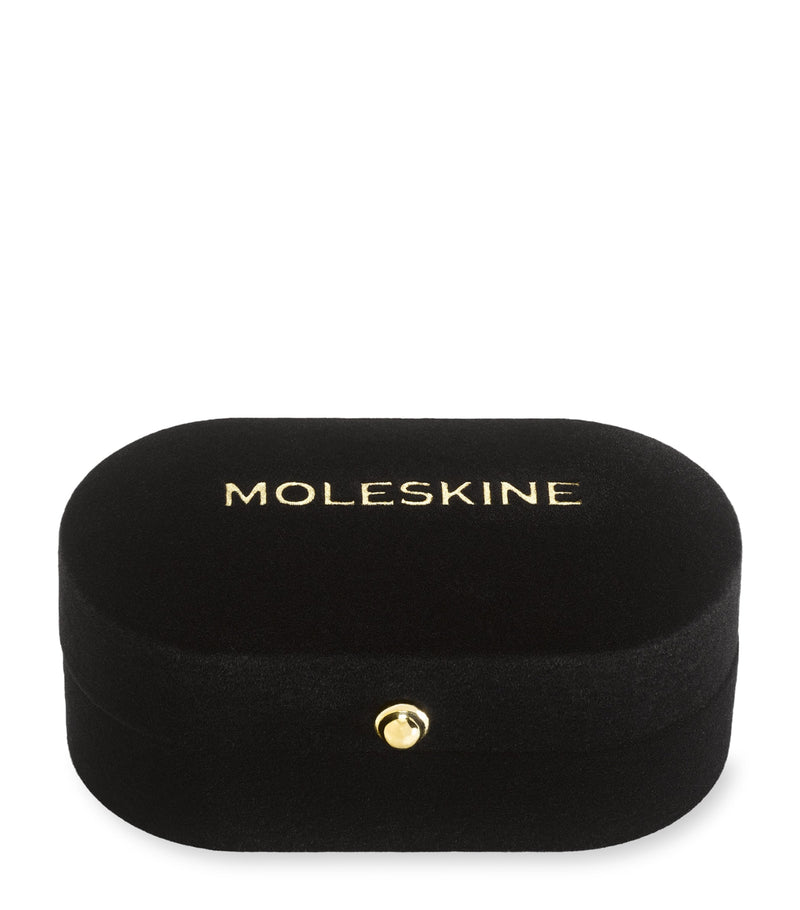 Moleskine gold-plated A notebook charm, imported from the UK