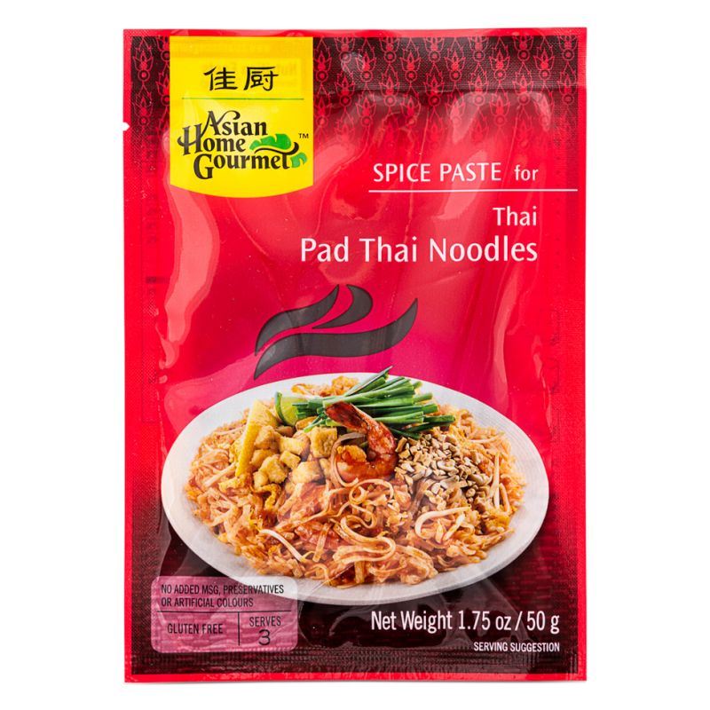 Asian Home Gourmet Pad Thai spice paste, imported from the UK
