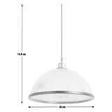 Argos Home Eumee clear glass lampshade 30cm - British product