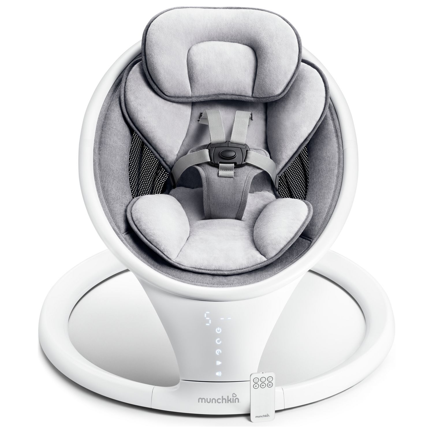 Munchkin Bluetooth baby swing for infants, UK version