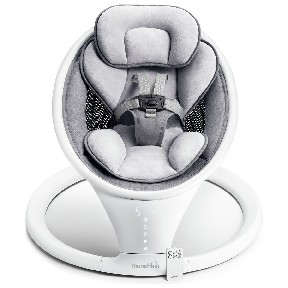 Munchkin Bluetooth baby swing for infants, UK version