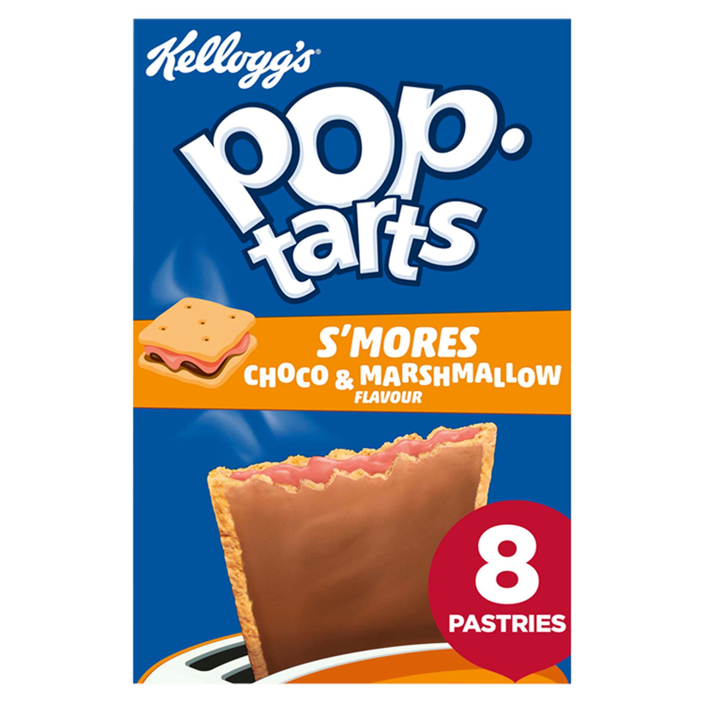 Kellogg's Pop Tarts S'mores Pastry Snacks 8x48g