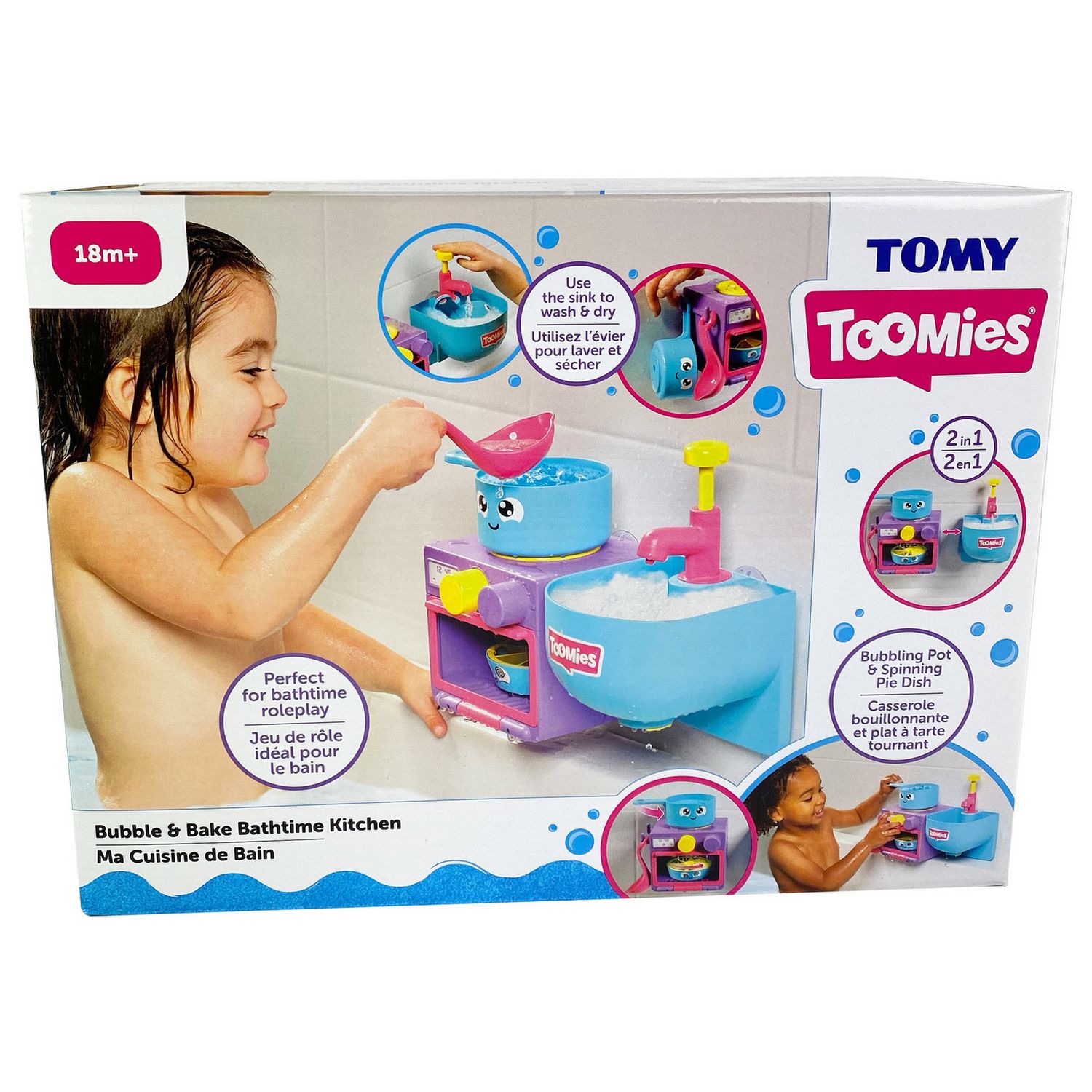 Toomies bubble and bake kitchen bath toy for toddlers (British brand)