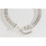 Revere sterling silver panther link flat bracelet 22cm - British product