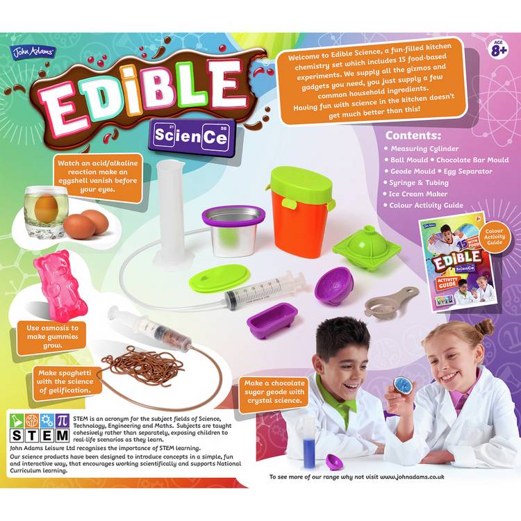 John Adams Edible Science chemistry kit - British product