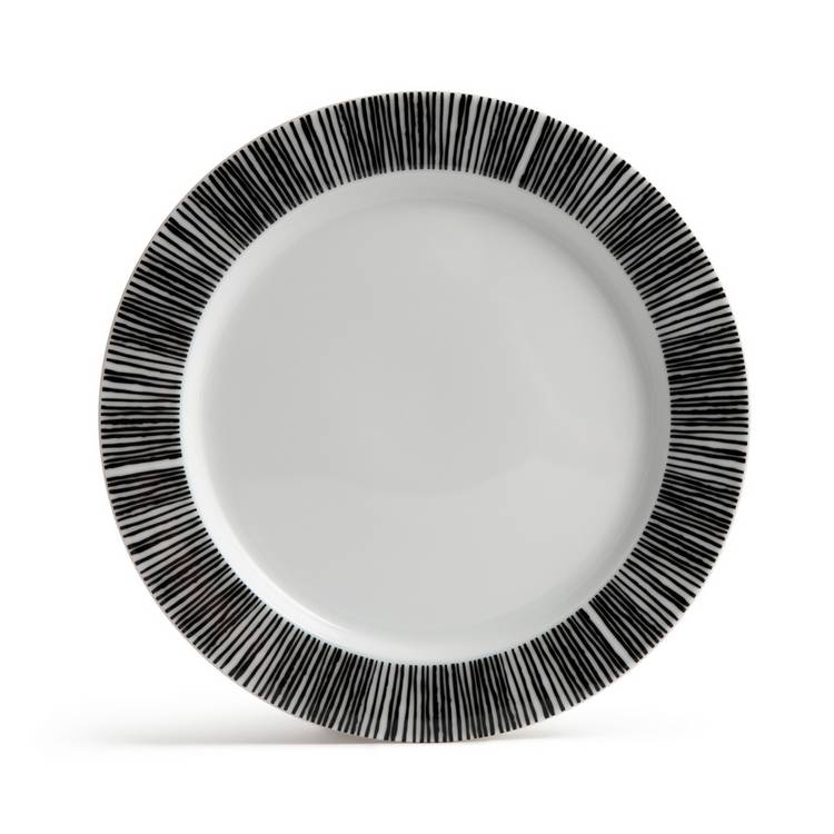 Habitat Black Dash 12 piece dinner set (British brand)