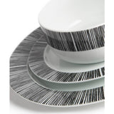 Habitat Black Dash 12 piece dinner set (British brand)