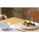 Habitat 12 piece stoneware dinner set white, UK version