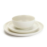 Habitat 12 piece stoneware dinner set white, UK version