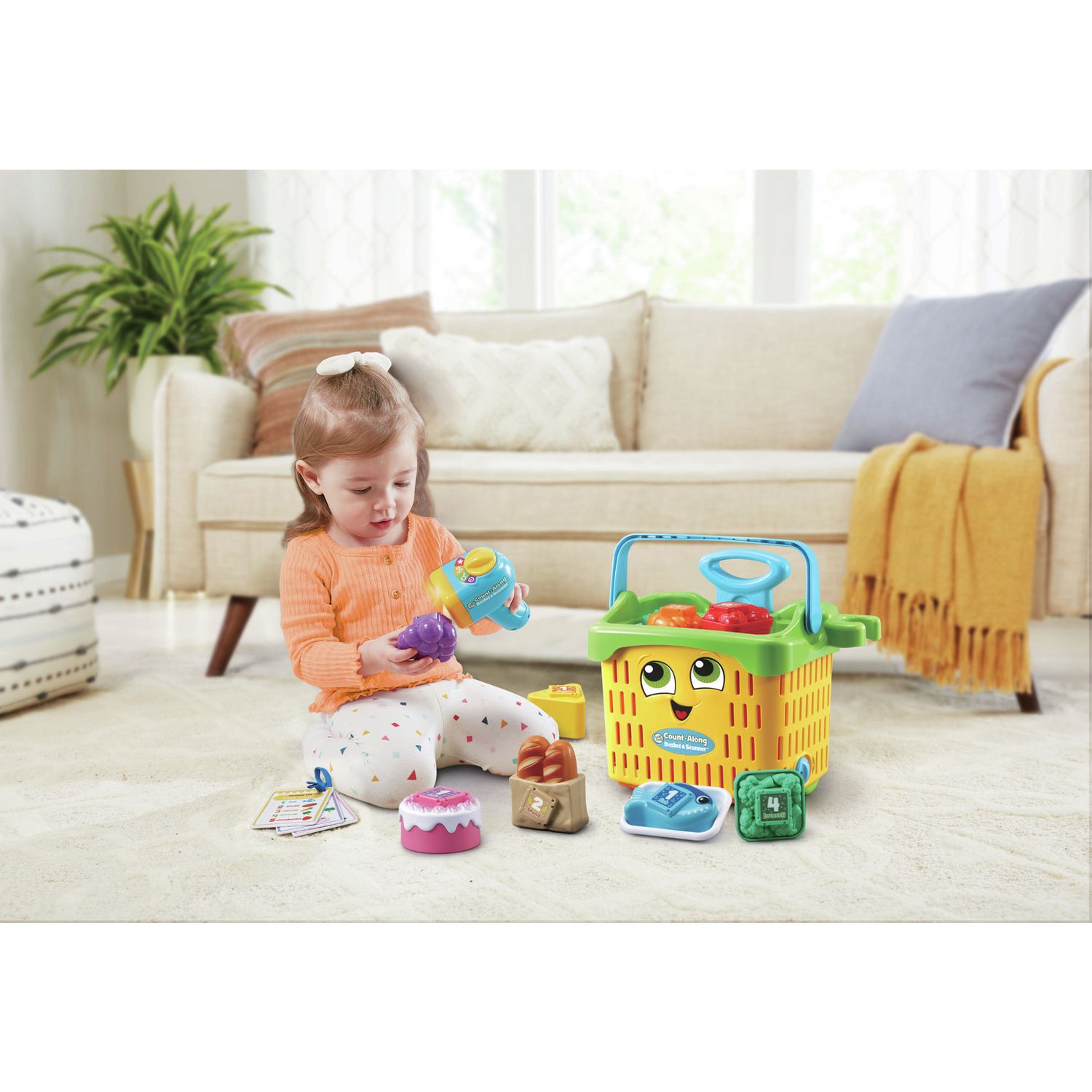 LeapFrog Count Along Basket Smart Scanner educational toy - British product