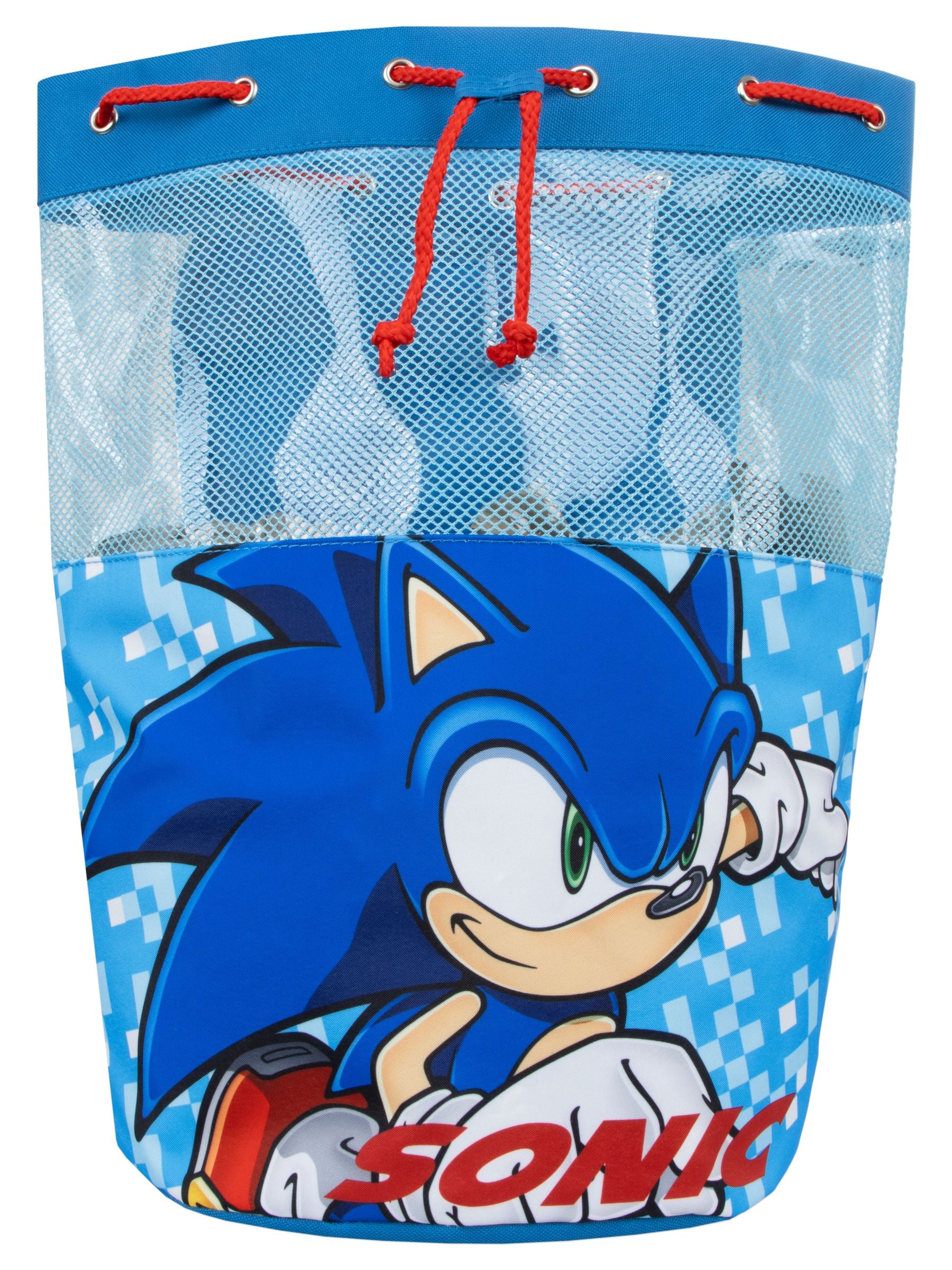 Sonic blue swim bag with drawstring 41cm (British brand)