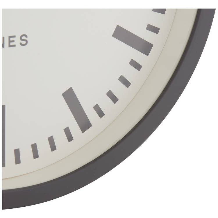 Jones wall clock grey, imported from the UK