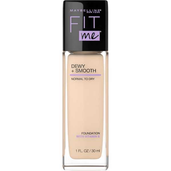 Maybelline Fit Me Dewy & Smooth Foundation 110 Porcelain GOODS Superdrug   