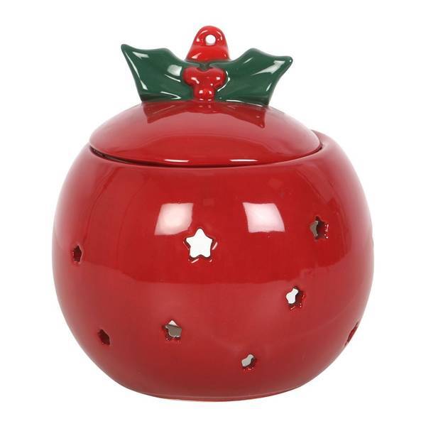 Bauble oil burner stoneware 11cm - British product