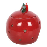 Bauble oil burner stoneware 11cm - British product