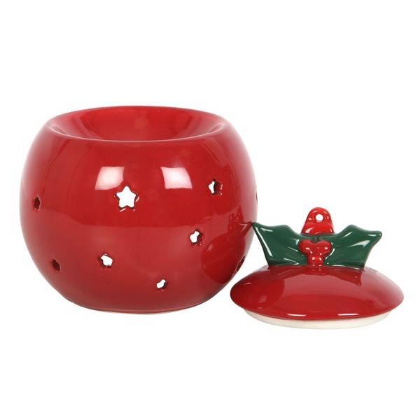 Bauble oil burner stoneware 11cm - British product