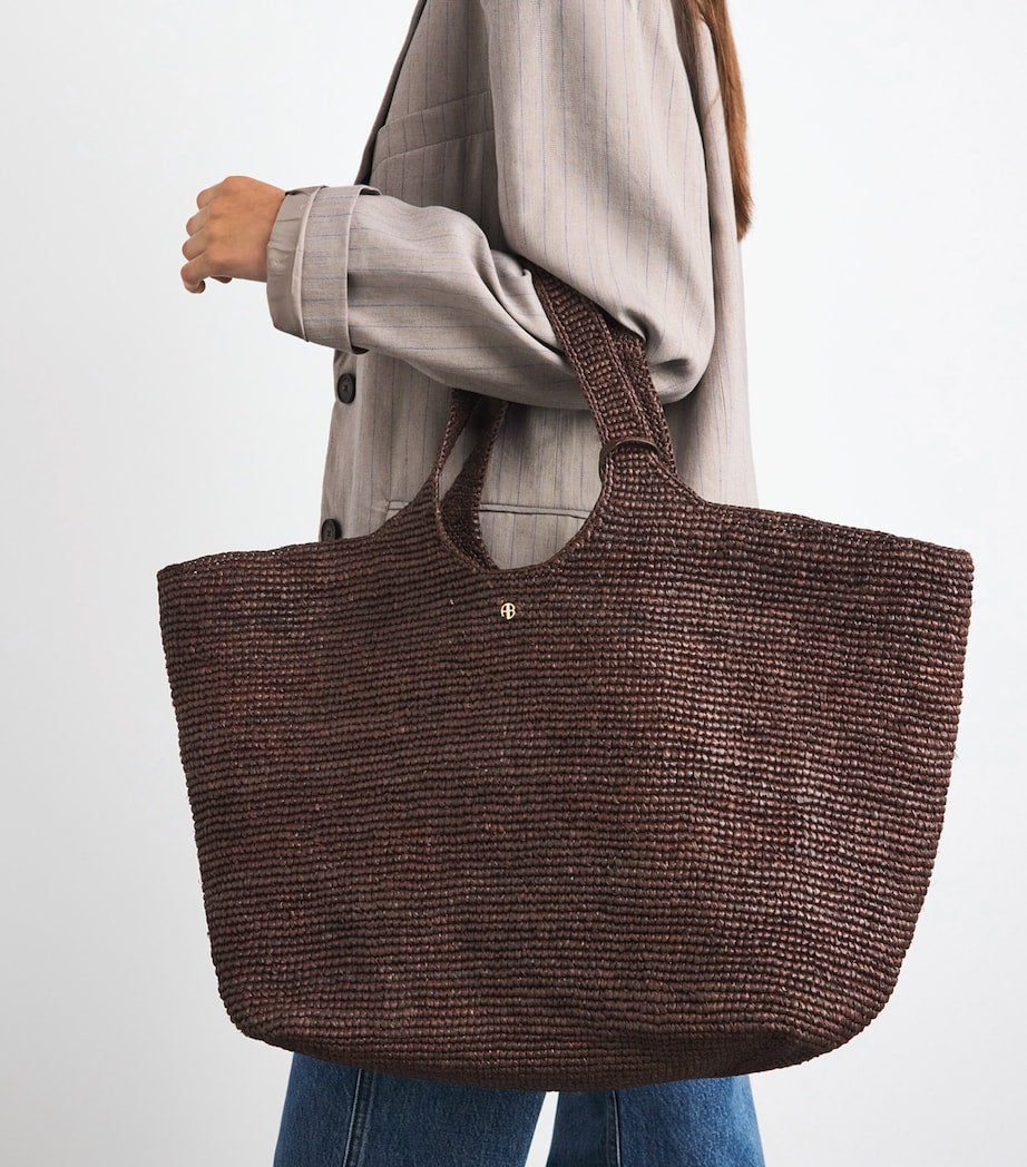 ANINE BING Lili raffia tote bag - British product