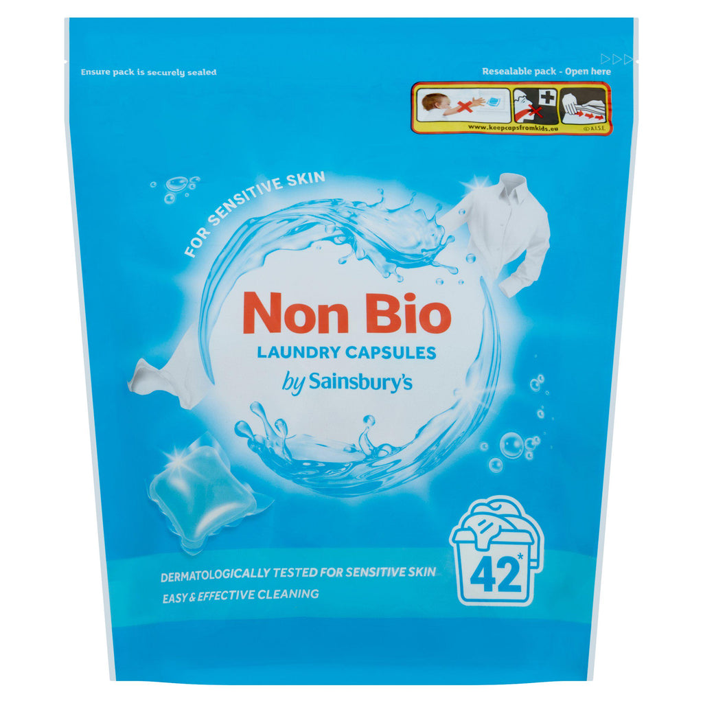 Sainsbury's Non Bio Laundry Capsules 42x19g