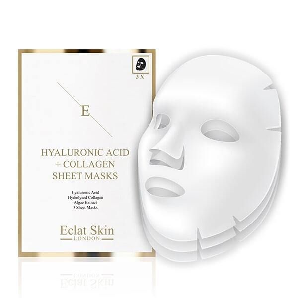 Eclat Skin London Hyaluronic Acid Collagen 3 sheets GOODS Superdrug   