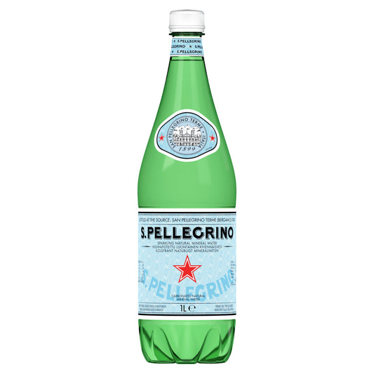 San Pellegrino Sparkling Natural Mineral Water 1L Sparkling water Sainsburys   