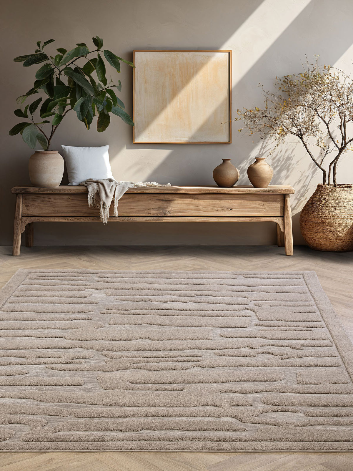 Asiatic Rugs Valley Path high-low pile rug, UK version