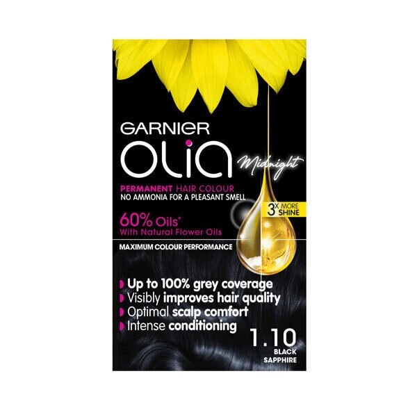 Garnier Olia 5.15 Frosted Chocolate Brown Permanent Hair Dye GOODS Superdrug Black Sapphire  