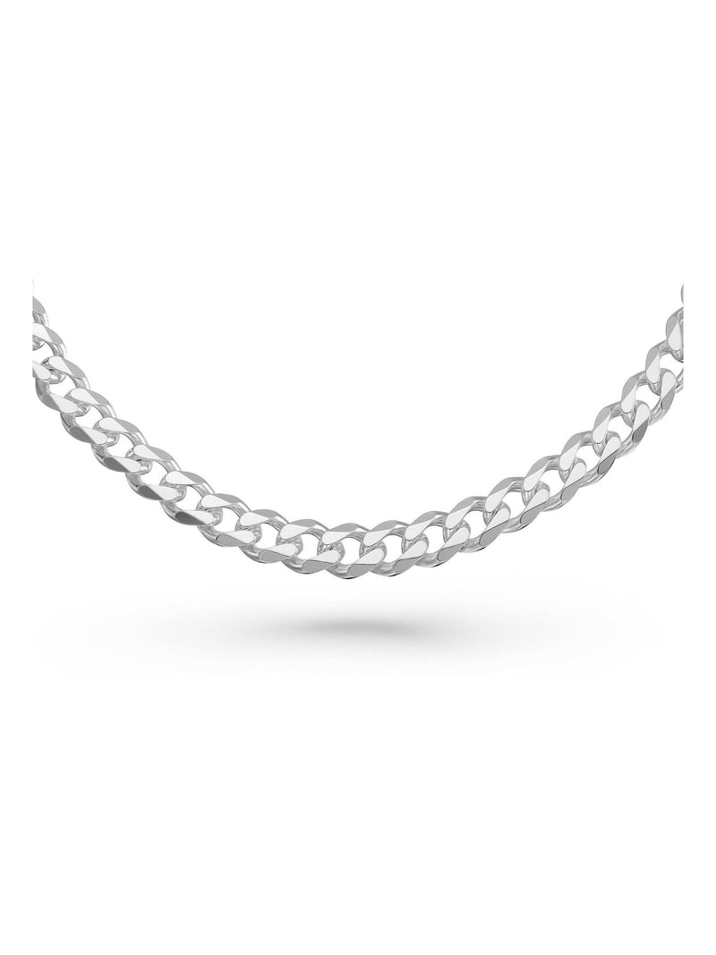 Sterling silver curb bracelet 20cm (British brand)