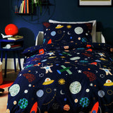 Habitat glow in the dark space bedding set toddler (British brand)