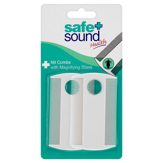 Safe + Sound Health Nit Combs with Magnifying Glass GOODS ASDA   
