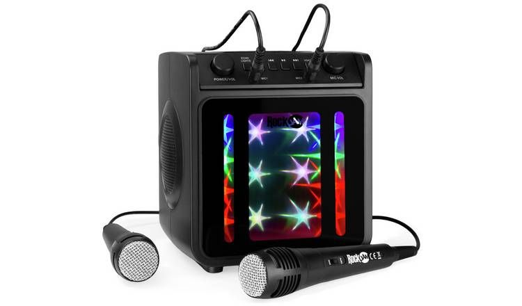 RockJam SingCube 10Watt Bluetooth Karaoke Machine - Two Mics GOODS Argos