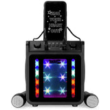 RockJam SingCube 10W Bluetooth karaoke machine with two mics - British product