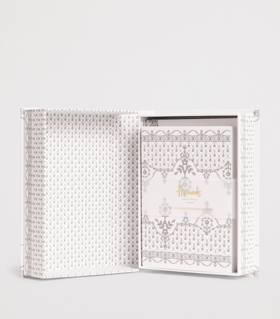 Harrods printed correspondence stationery set of 10 - British product