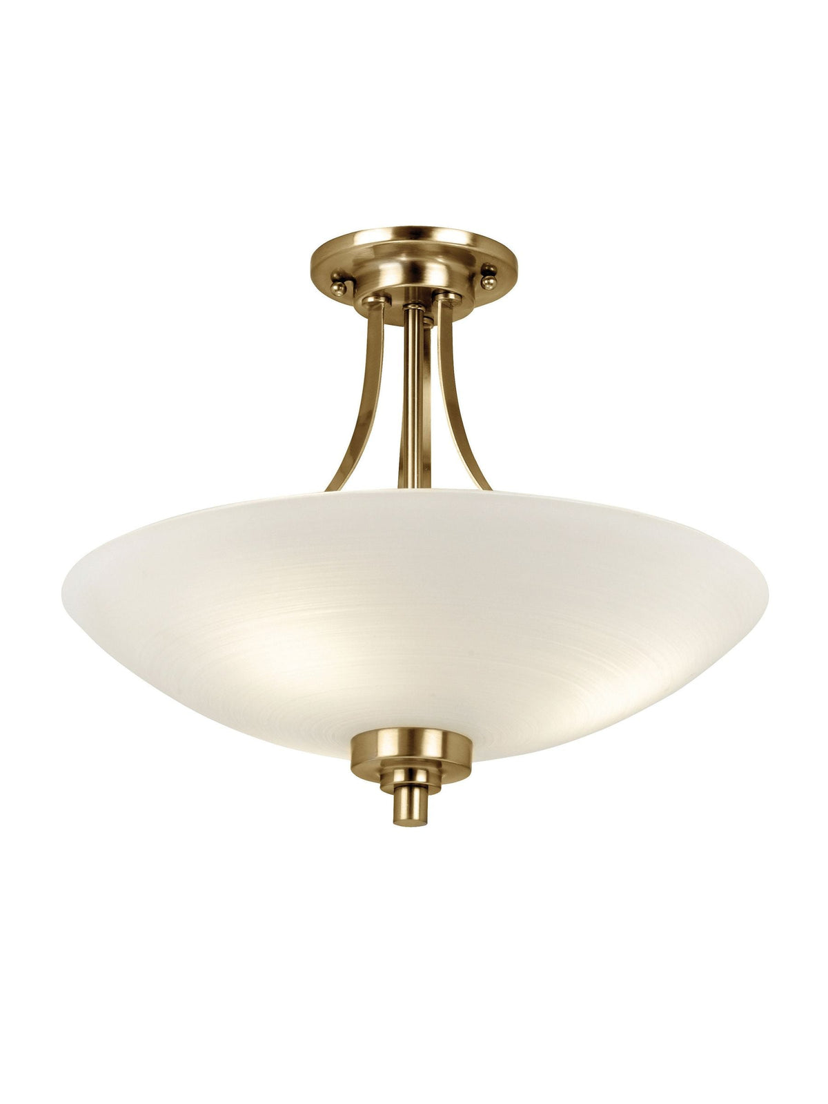 Gallery Home antique brass flush ceiling light (British brand)