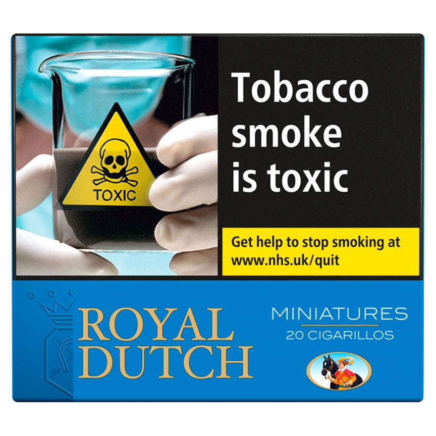 Royal Dutch Miniatures Blue 20 Cigarillos