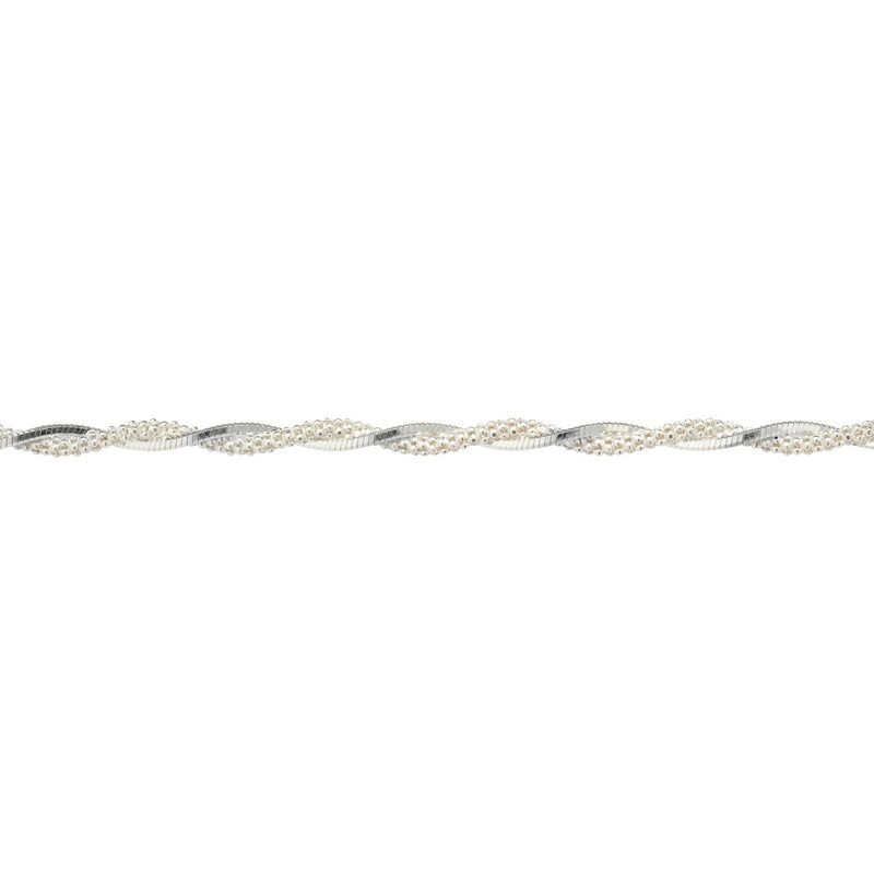 Revere sterling silver twisted chain bracelet 20cm, UK version