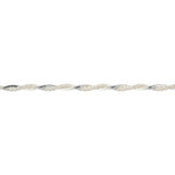 Revere sterling silver twisted chain bracelet 20cm, UK version