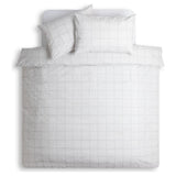 Habitat Country Grid Grey Bedding Set - Double