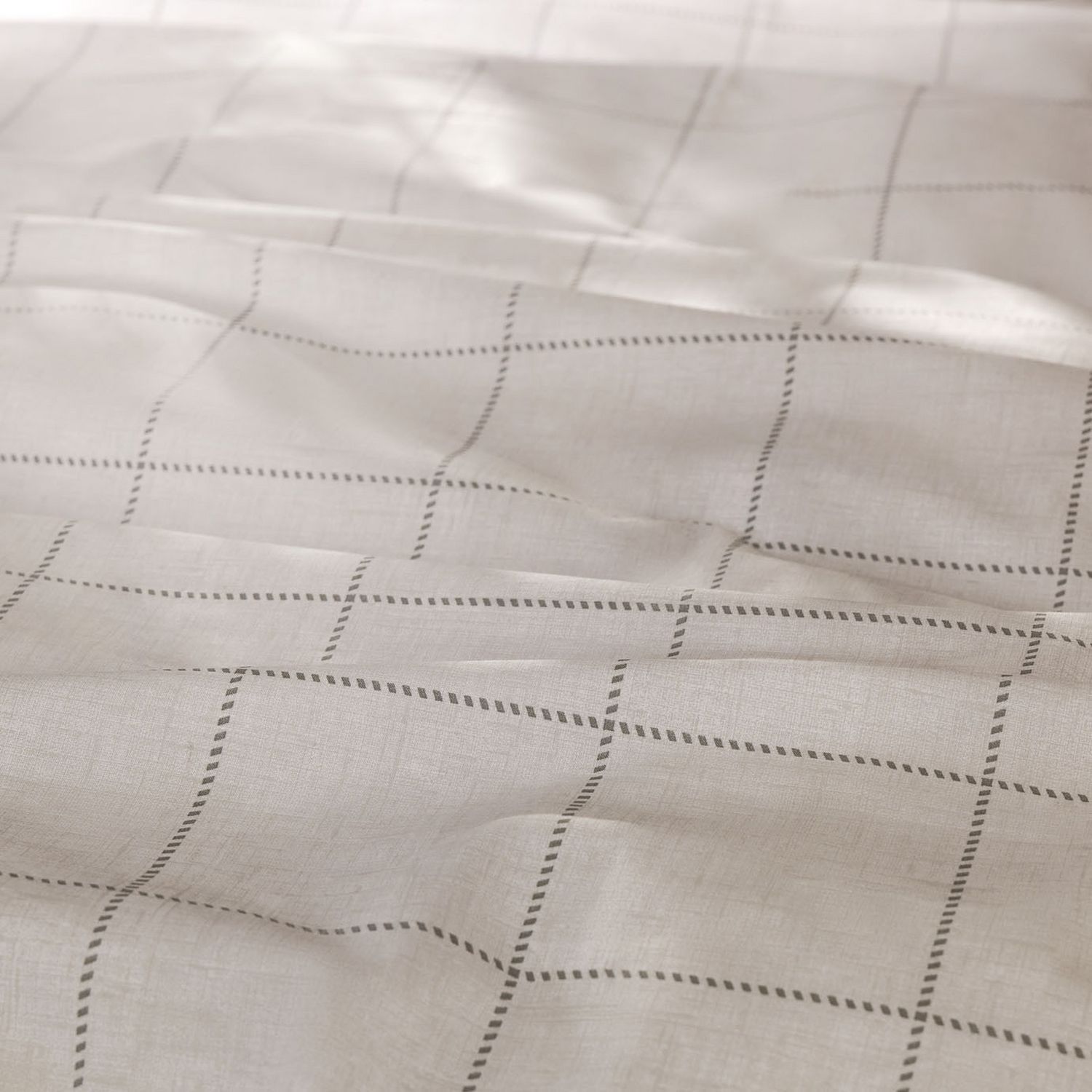 Habitat Country Grid Grey Bedding Set - Double