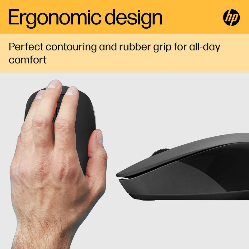 HP 150 black wireless mouse, imported from the UK