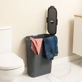 Addis dark grey slimline laundry basket 40L - British product